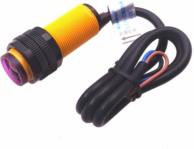 DHRUV-PRO iR Avoidance Proximity Sensor E18-D80NK For 5V Switch Detect 3-80cm For Robotics Educational Electronic Hobby Kit
