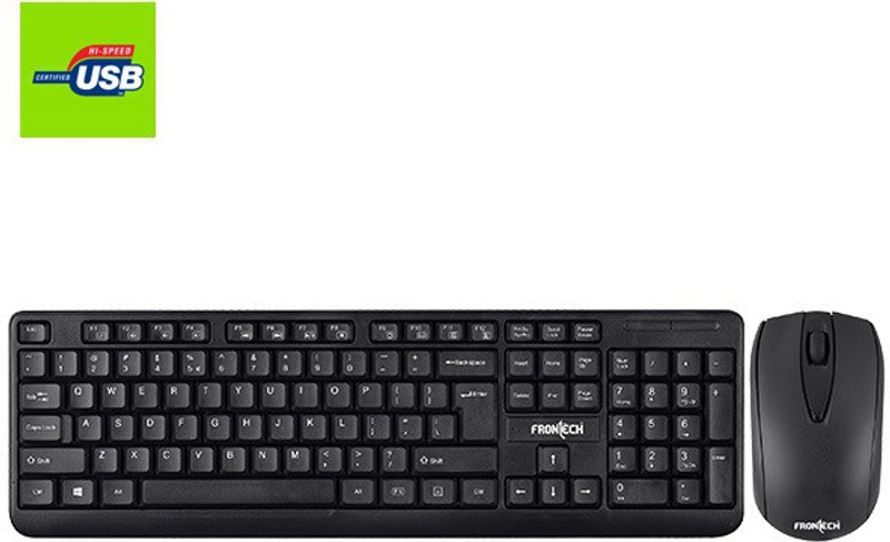 EVM EnAir Rechargeable Wireless Keyboard Wireless Standard Laptop Keyboard Compatible with Desktop, Laptop, Mac(Black)