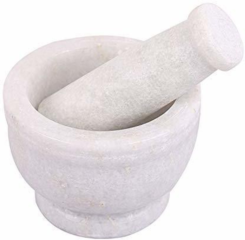 Yash Enterprises mortar and pestle , okhali , masher , khral , khalbatta , imam dusta , marble morter and pestle , spice grinder Marble Masher(Pack of 1)