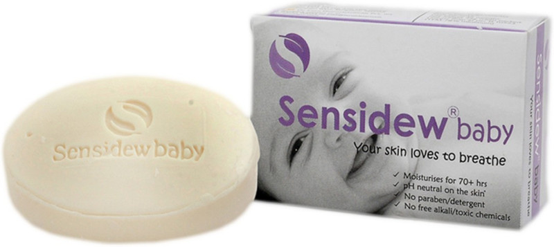 Sensidew Moisturizing Baby Bathing Soap Bar with essential oils, Shea Butters 75g(75 g)