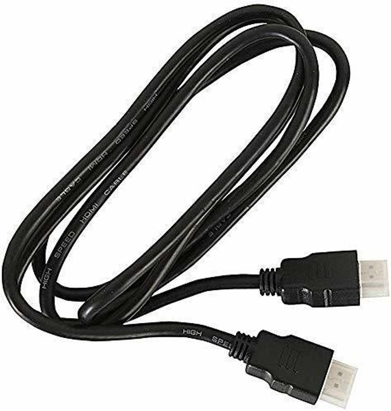 Callmate  TV-out Cable 1.5Mtr High Speed Ethernet 10.2 Gbps, 3D, 4K 1.8 m HDMI Cable (Compatible with Mp3, Gaming Device, Mobile, Tablet, Laptop, Black, One Cable)(Black, For TV, 1.5 m)