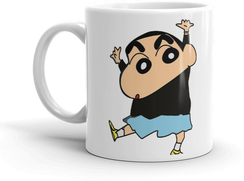 GiftByStyle Printed Coffee/Tea Cup Shinchan Coffee/Tea Cup Best Gift for Boy Friend ,KIDS Gift for Kids,Brother,Gift for Girlfriend,Boyfriend,Husband,Wife Ceramic Coffee Mug(330 ml)
