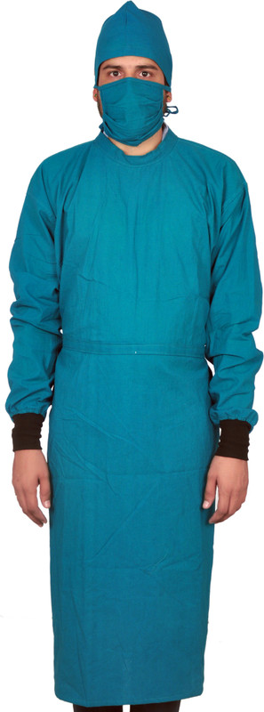 Fox Heaven SW-G111 Gown Hospital Scrub(Green XXL)