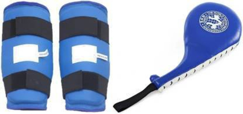KOHIP COMBO OF TAEKEWONDO KARATE Head GUARD 1 PAIR AND FAN PAD ONE PIECE Boxing Kit