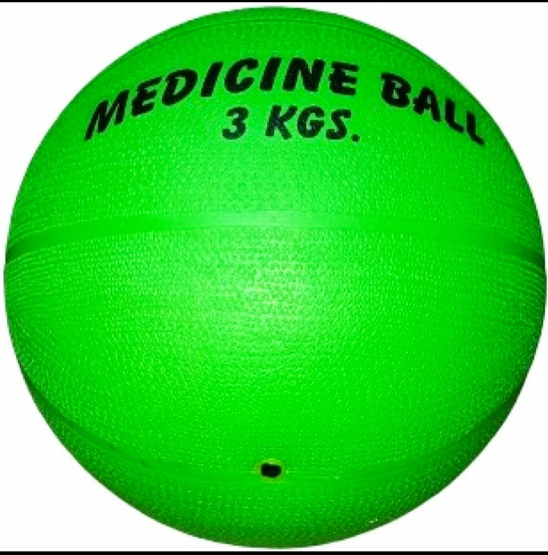 Rmze Fitness Medicine Ball(Weight:  2 kg, Green)
