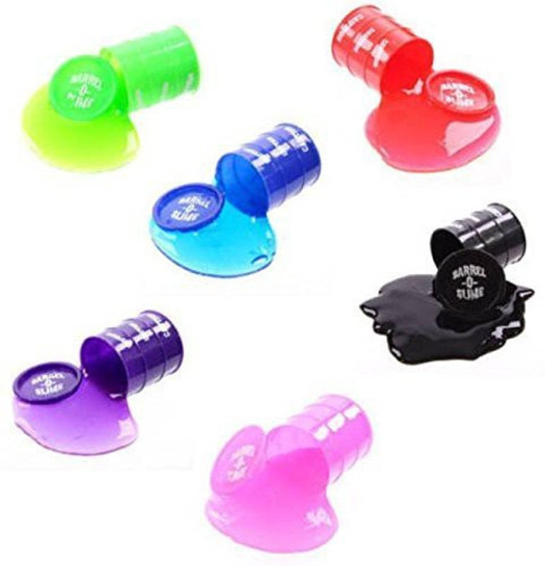 Crystal zone Science Slime Putty Toy for Kids (6 Pieces) Multicolor Putty Toy