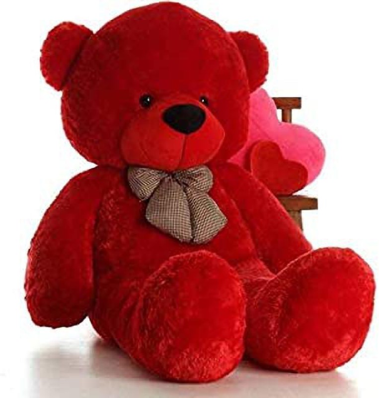 AK TOYS 3 Feet red Teddy Approx 90 cm High Quality 3 Feet Teddy Bear for someone special 1 - 90 cm(Red)