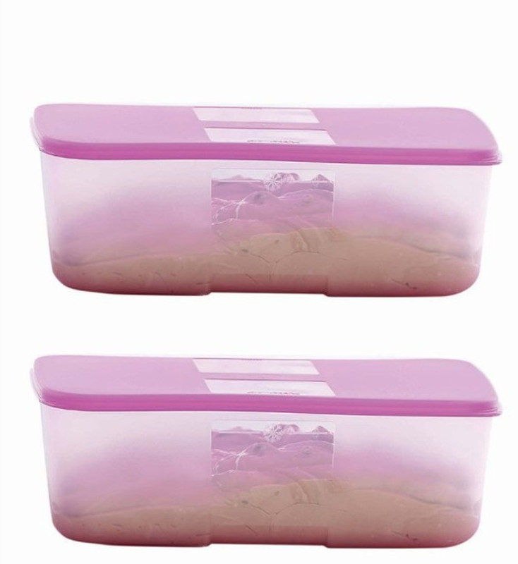 TUPPERWARE Plastic Fridge Container - 1.5 L(Pack of 2, Pink)