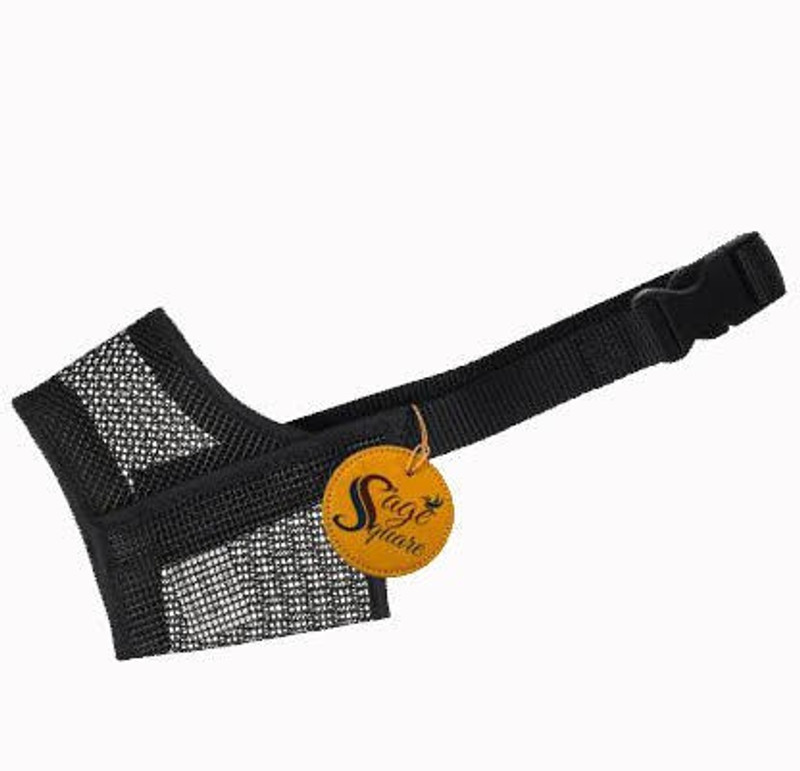 Sage Square Large Other Dog Muzzle(Black)