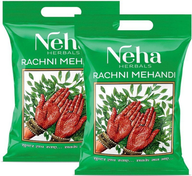 Neha Herbals Rachni - 250G (Pack of 2) Natural Mehendi(Pack of 2)