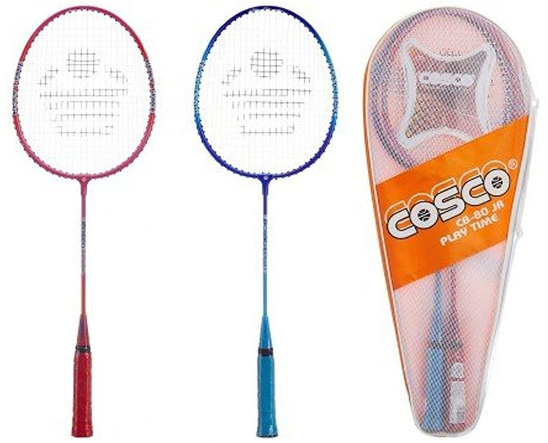 COSCO CB-80 For ( Kids ) Multicolor Strung Badminton Racquet(Pack of: 2, 100 g)