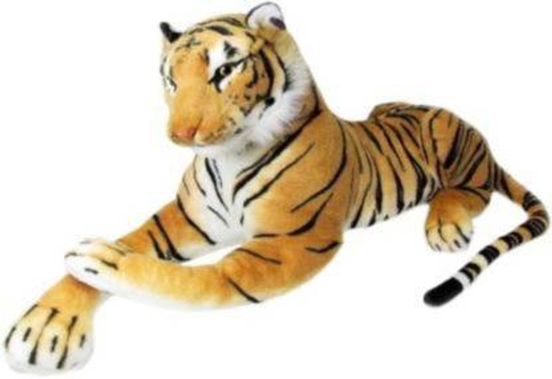 VIRAAJ COLLECTION Tiger King High Quality Soft Toy Best Valentine Gift For couple - 32 cm (Multicolor) - 32 cm(Multicolor)