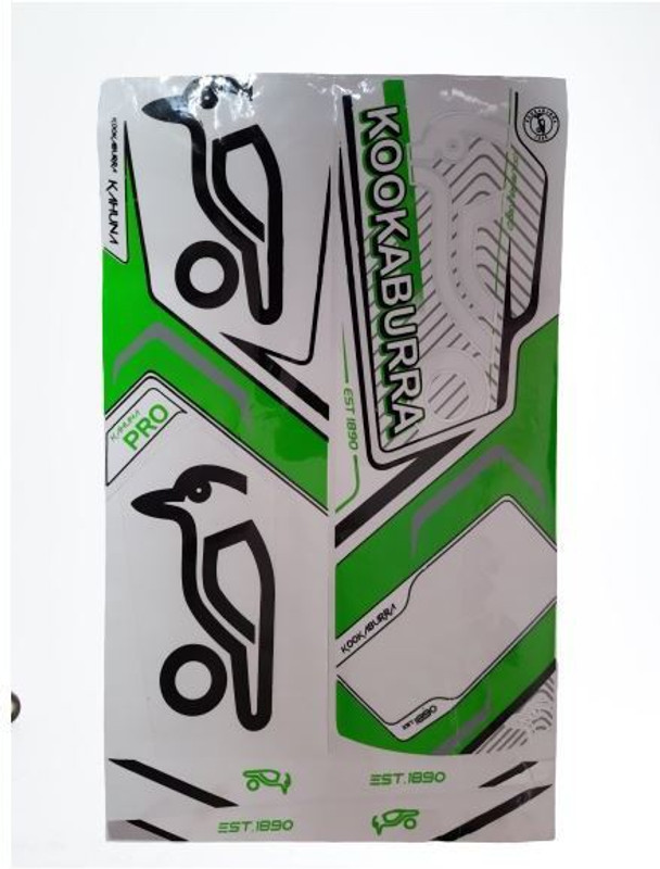 Kooka SG Green Bat sticker Bat Sticker(Green, White)
