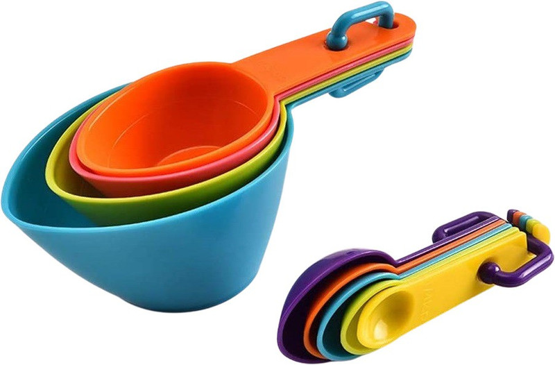 OYTRA 9 Piece Measuring Cup and Spoons Set for Cooking Baking Kitchen Measuring Cup Set(3 ml)