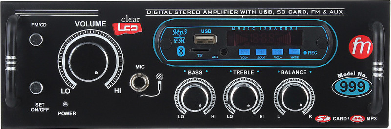 Afpin 999BT02 FM BLUETOOTH USB AUX 100 W AV Control Amplifier(Multicolor)