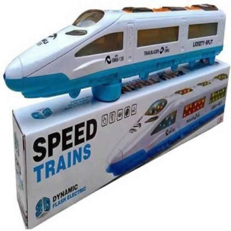 LooknlveSports f503 Emu Speed Train For Kids With 3D Lights & Music(Multicolor)