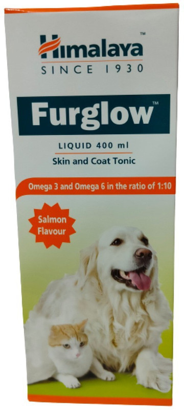 HIMALAYA FURGLOW SKIN AND COAT TONIC FOR PETS 400 ML Pet Health Supplements(400 ml)