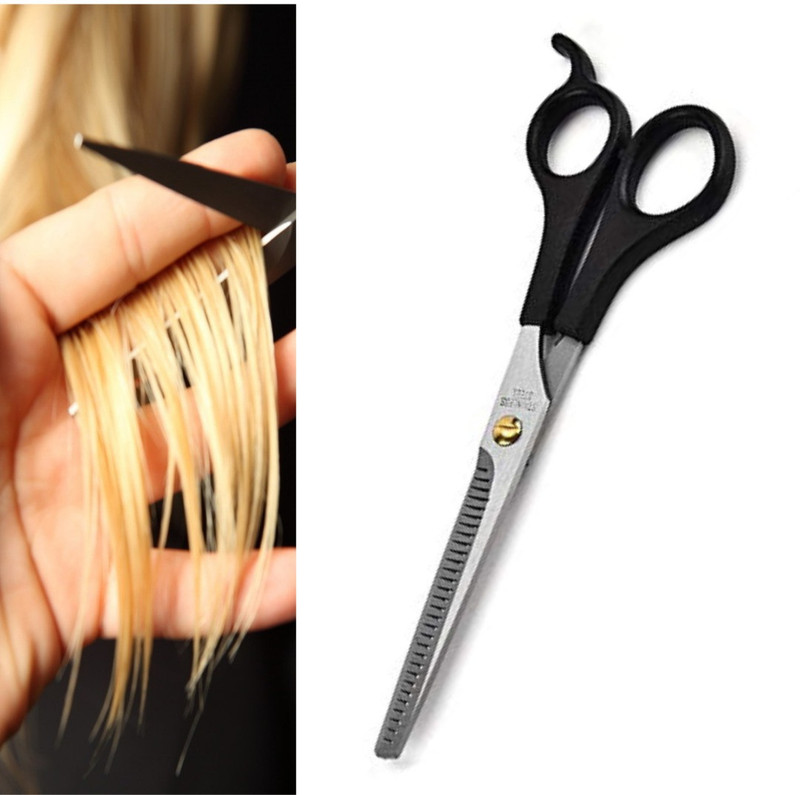 Doberyl Thinning Scissors for Hair Cutting Professional Salon Barber for Men And Women Scissors(Set of 1, Black)