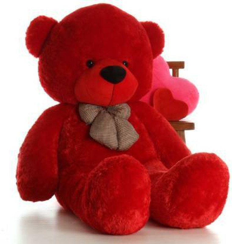MADDIE 3 Feet Large (Seeting) Cute Soft Teddy Bear For - 91.5 cm (Red) - 91.5 cm(Red)