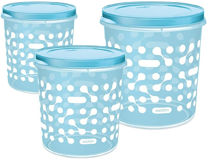 MILTON Plastic Utility Container - 10 L, 7 L, 5 L(Pack of 3, Blue)