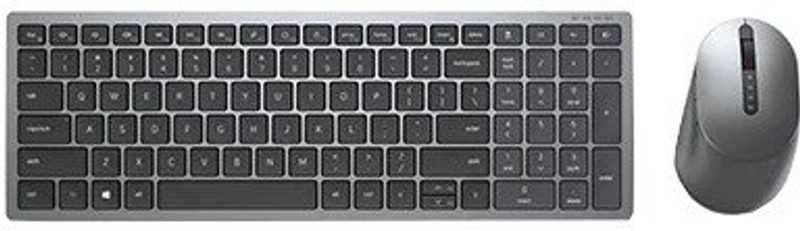 DELL KM7120W Wireless Standard Laptop Keyboard Compatible with Desktop, Laptop, Mac YES(Black, Grey)