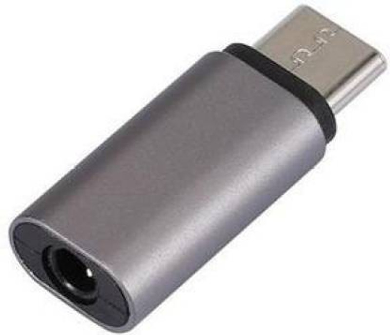 IMMUTABLE GRAY TC_56_TYPE C AUDIO JACK_Multicolor USB Type C to 3.5 mm Metal Jack Converter Audio Adapter Phone Converter(GRAY) Phone Converter(ANDROID)