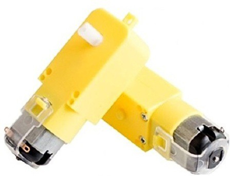 Stookin Imported Dual Shaft Bo Gear Motor ( Pack of 2 ) Power Supply Electronic Hobby Kit