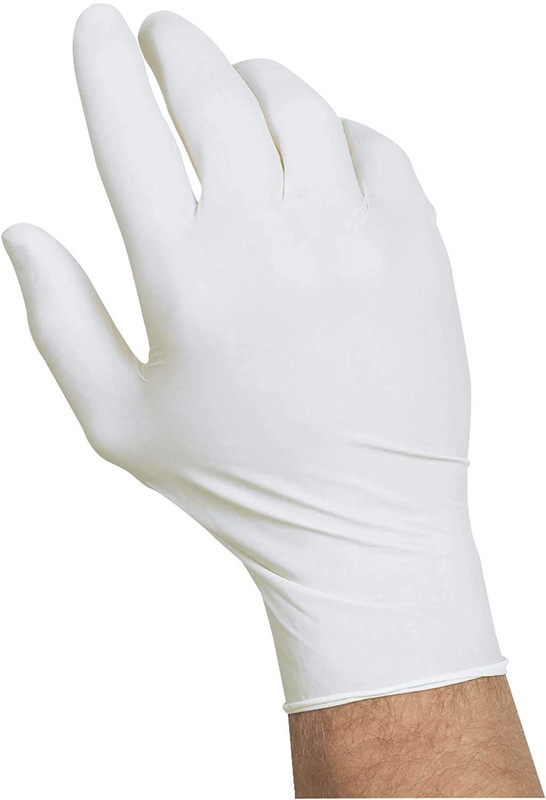 DM India -Latex Medical Examination Disposable Powder Free Hand Gloves for Personal Protective Equipment (PPE) to Prevent Contamination, Used in Labs and Medical Areas. Latex Examination Gloves(Pack of 55)