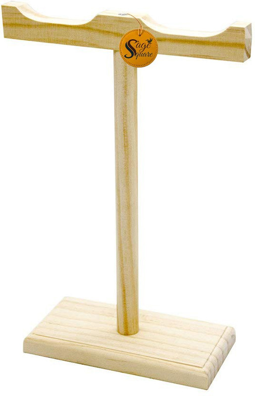 Sage Square Stand Perch Professional Play Parakeets Funny w Bite Portable Pet Bird Parrot Use Wooden Platform Climbing Cockatiels Training Toy Wooden Perch, Training Aid, Stick For Bird
