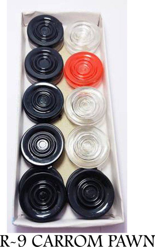 Kumud 24 Carrom Goti 1 Striker ,Carrom Coins,Carrom Board Goti , Carrom pawan Carrom Pawns(Pack of 24)