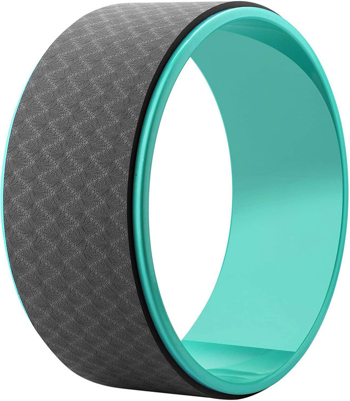 HOFTIZ Strong Dharma Wheel for Yoga Exercise Yoga Blocks(Black, Green Pack of 1)