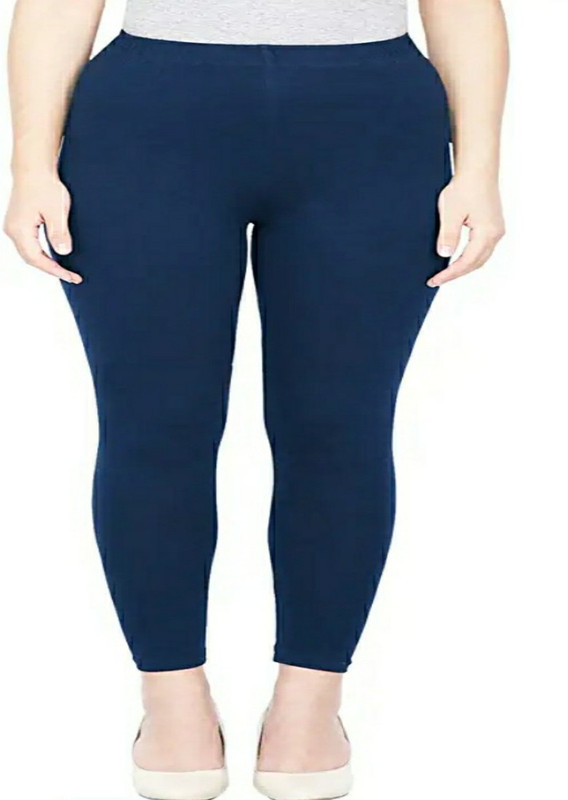 nice wonder Ankle Length Western Wear Legging(Dark Blue, Solid)
