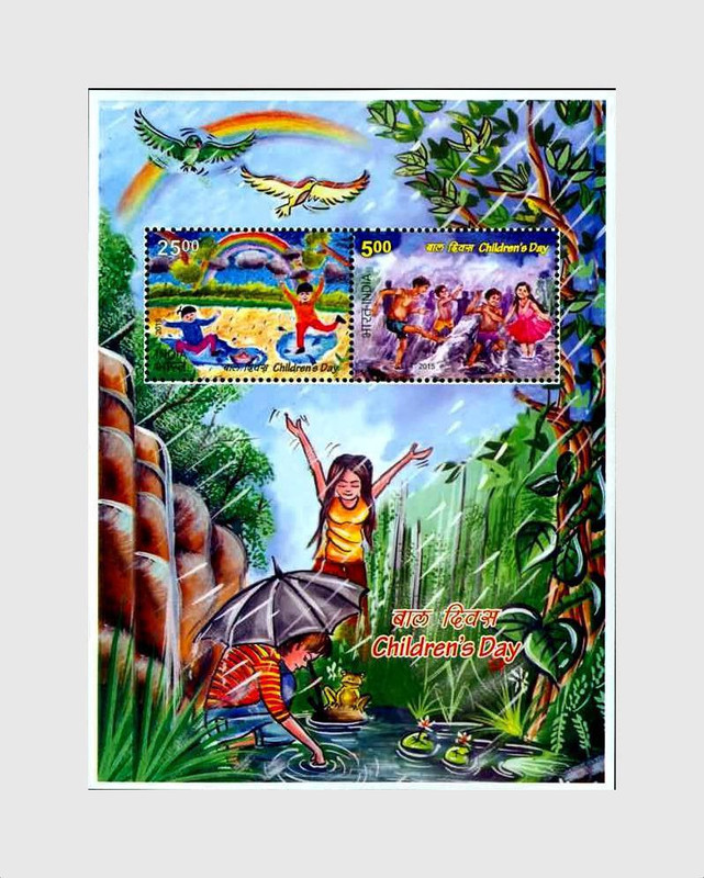 Phila Hub 2015-Internatioanl Day of Yoga-MINIATURE SHEET MNH Stamps(1 Stamps)