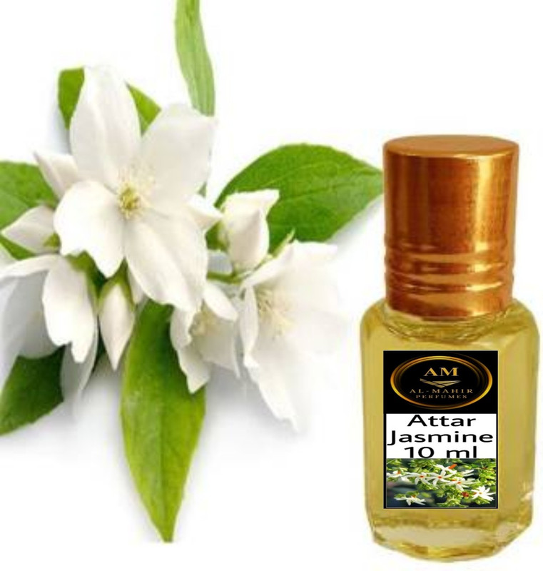 Al-Mahir Jasmine Attar (Natural Itra/Attar/ Perfume) Floral Attar(Motia/Jasmin)