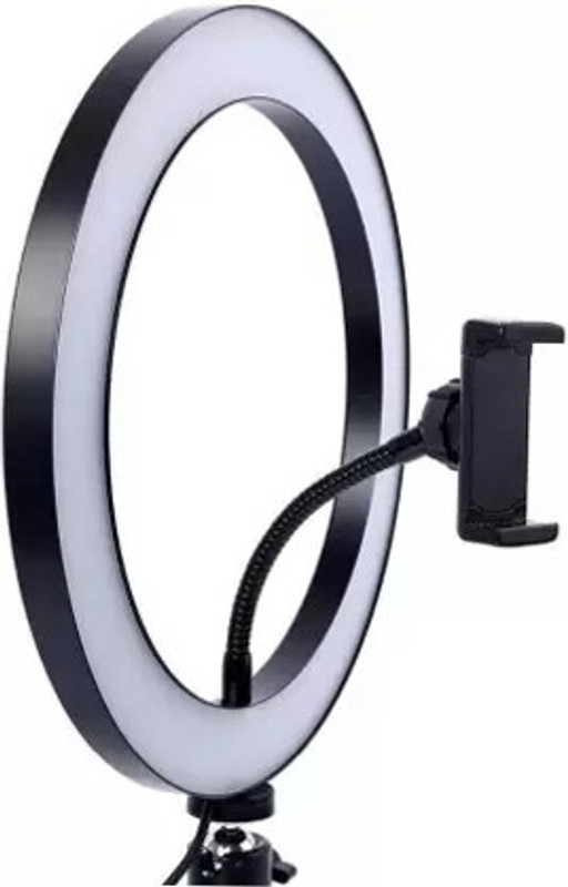 Casa Tech New Big Selfie Ring Light Photos Shoot Making Videos Ring Lamp Flashed Led Light USB Photography Lighting Lamp Compatible With Cameras Smartphone For Youtube Live Shoots Beauty Makeup Videos Ring Flash(Multicolor)