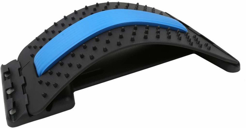 GYMIGO XI™-HY-916-Magic Back Stretcher Spinal Pain Remover Back / Lumbar Support(Black, Blue)