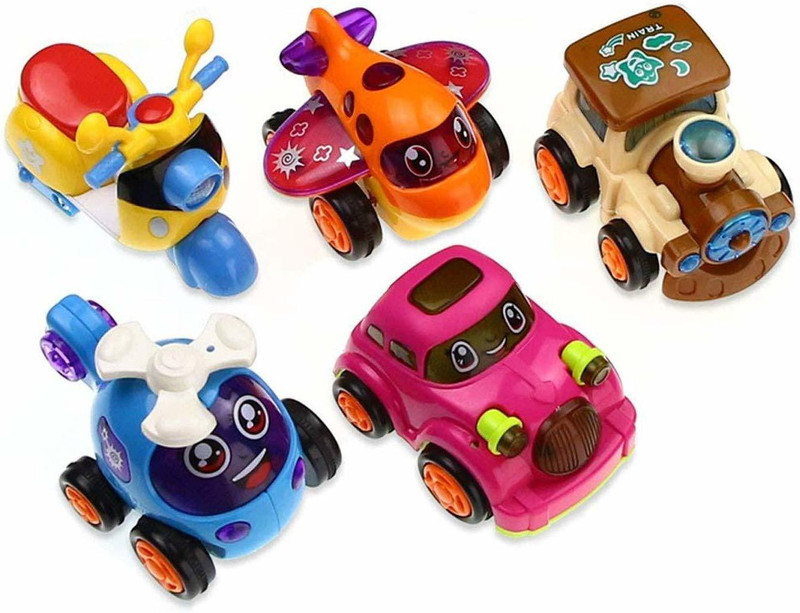 KavyaTanishq 5 Unbreakable Car Toys for Kids Friction POWERD(Multicolor, Pack of: 5)