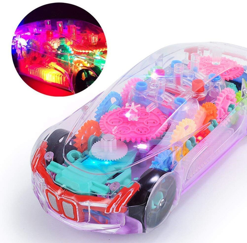 FRONY Automatic Concept Racing Lighting Car Toy Kids Under 3 to 8 Year Old Girls Boys.(Multicolor)