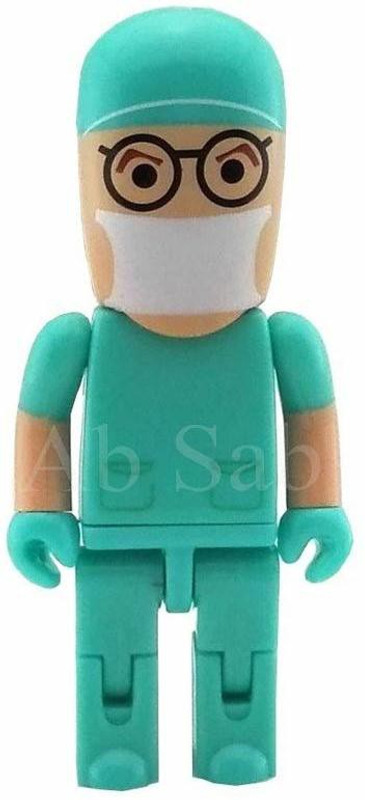 Ab Sab Doctor Pendrive 16 Gb Fancy Shape USB Drive 16 GB Pen Drive Compatible with Laptop, Netbook, Television, Desktop Computer, Audio Player USB 2.0 Plastic Case(Multicolor)