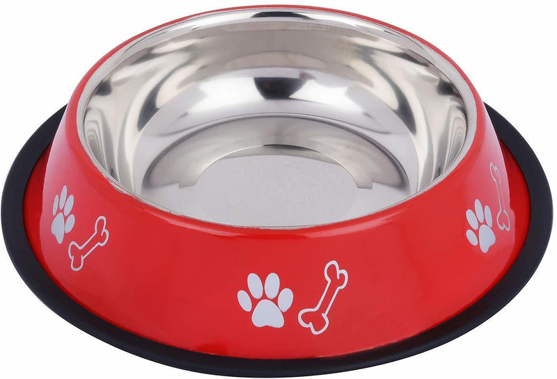 THRIFTY MERCHANT Stainless Steel Pet Bowl(700 ml Steel)