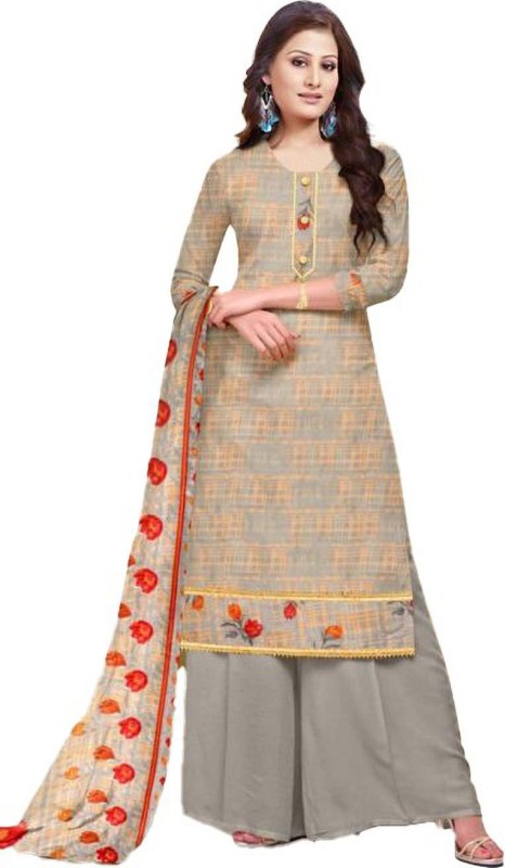 only mine Cotton Printed Salwar Suit Material(Unstitched)