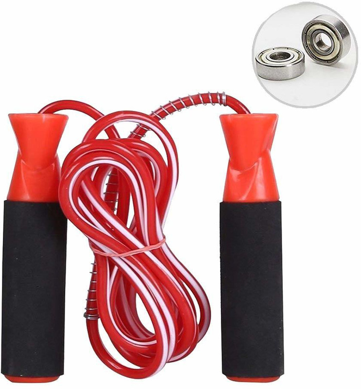 pargati Foam Handle Skipping Rope with Bearing for Men Women Weight Loss Freestyle Skipping Rope(Length: 295 cm)