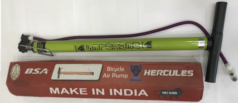 HERCULES BICYCLE AIR PUMP Basketball Pump Pump(PARROT GREEN)