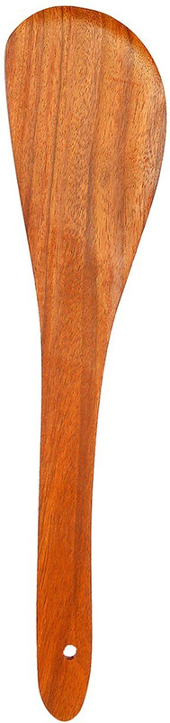 Meswarn Wooden Flat Stir Fry Spatula Wooden Spatula(Pack of 1)