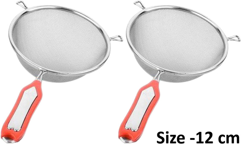 chapo Stainless Steel Soup & Juice Strainer/Liquid Filter (12 cm Diameter) Set of 1 Collapsible Strainer(Silver Pack of 1)
