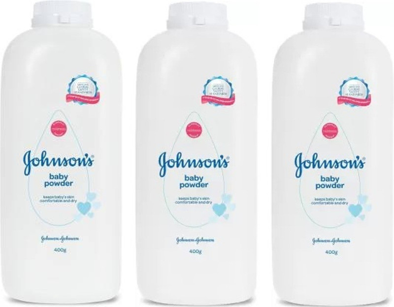 JOHNSON'S Baby Powder 400g*3 PCs(3 x 400 g)
