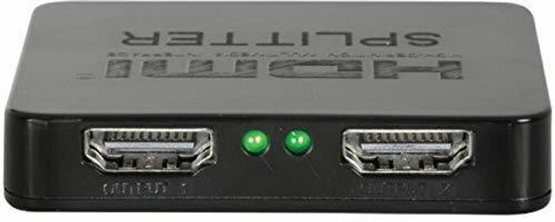 Tobo  TV-out Cable Mini 1x2 HDMI Splitter,1 Input 2 Output HDMI Amplifier Switcher Box TD-442H(Black, For TV)