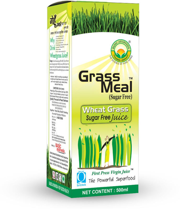 Basic Ayurveda Grass Meal (Wheat Grass) Juice (Sugar Free)(500 g)