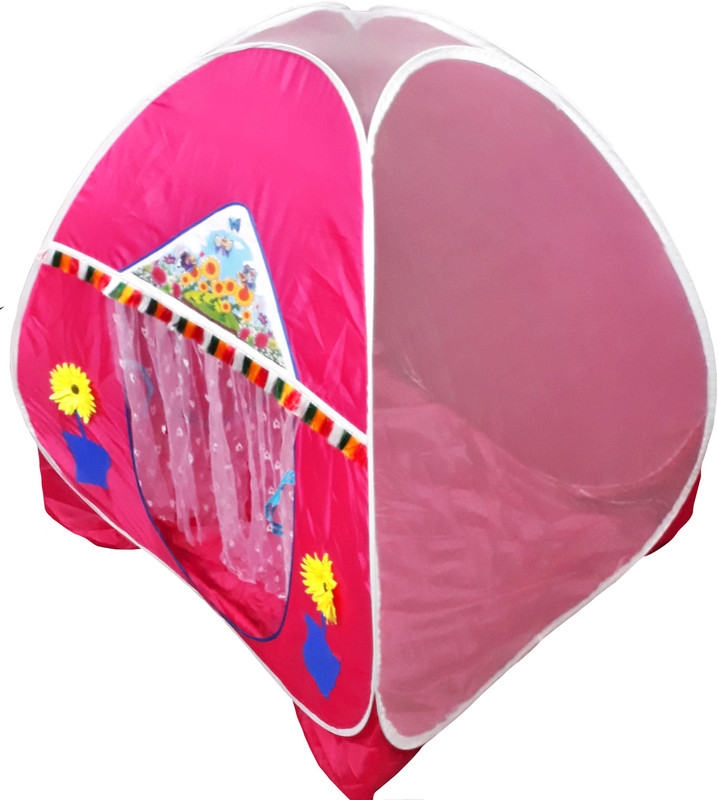 SUNSHINE Fodable Popup Kids Play Tent House For 1 Year to 12 Years (Pink)(Pink)
