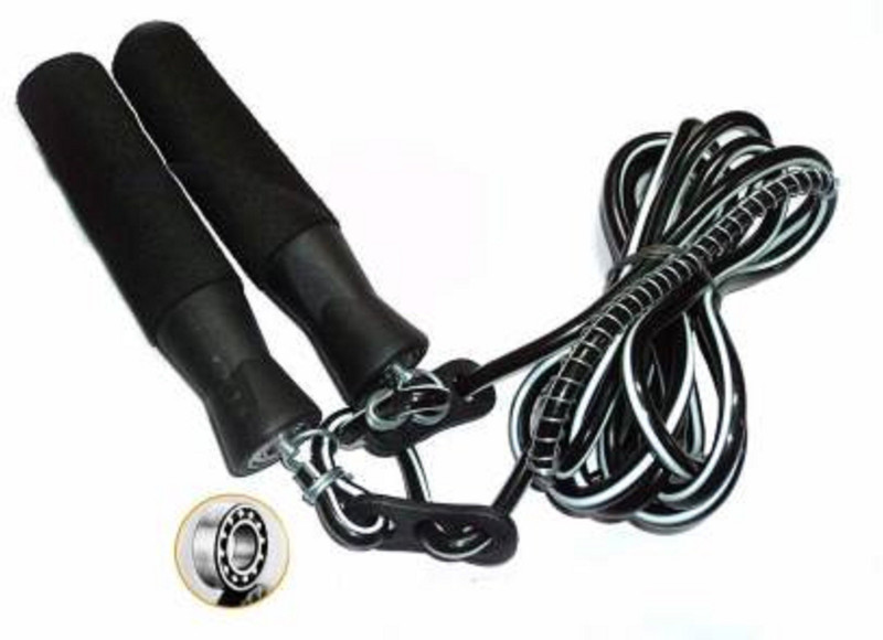 JOJO NATION Adjustable Length Skipping Rope for Men, Women, Kids and Girls, Gym Training, Ball Bearing Skipping Rope(Multicolor, Length: 300 cm)